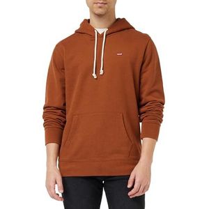 Levi's New Original Sweatshirt met capuchon voor heren, Ginger Bread., XS
