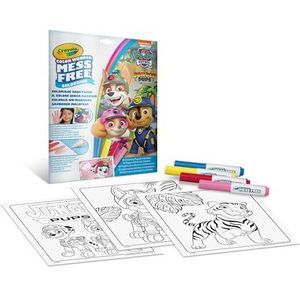 Crayola - Color Wonder, Coloring Set met 18 Kleurplaten en 4 Vlekvrije Stiften, Paw Patrol, Creatieve Activiteit voor Kinderen, leeftijd 3,4,5 jaar, 75-2814