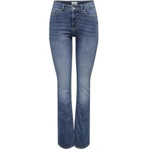 ONLY Damesjeans, blauw (medium blue denim), XXL x 32L