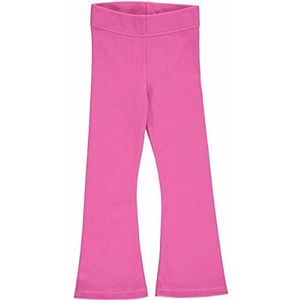 Fred's World by Green Cotton Alfa Rib Flared Casual broek voor meisjes, fuchsia, 116 cm