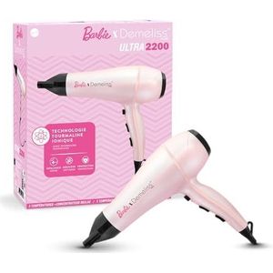 Demeliss - Collection Barbie™ - Sèche-Cheveux - Roze - 2 Vitesses, 3 Temperatuurinstellingen, Technologie Tourmaline