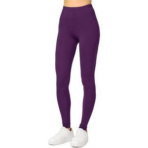 Merry Style Dames Lange Legging MS10-143 (Pruim, S)