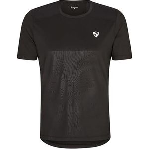 Ziener NEMINDO functioneel shirt voor heren, fiets/outdoor|fitness|sport - ademend, sneldrogend, korte mouwen, zwart, 52