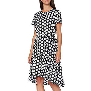 Gina Bacconi Tanna cocktailjurk voor dames, zwart/wit, 42