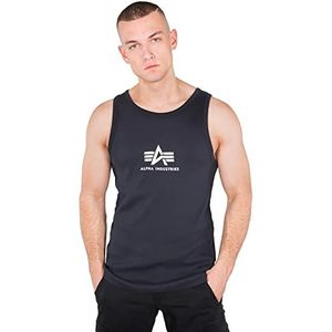 Alpha Industries Logo Tank Top voor Mannen Rep.Blue