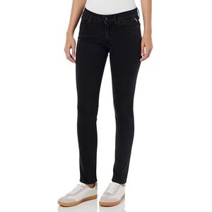 Replay New Luz Skinny fit jeans voor dames, 098 Black, 24W x 28L