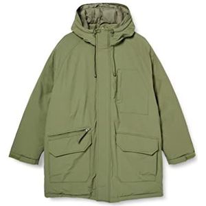 MUSTANG Heren Daniel Washed Parka, Four Leaf Clover 6352, L