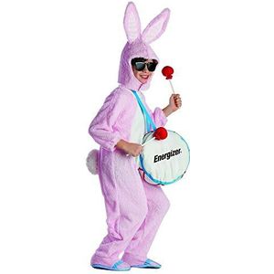 Dress Up America Energizer Bunny pluche mascotte kostuum voor kinderen