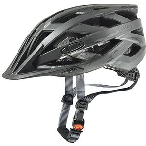 uvex i-vo cc - lichte allround-helm voor dames en heren - individueel passysteem - uitbreidbaar met led-licht - black-smoke matt - 52-57 cm