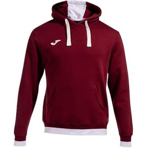 Joma 5XS Hoodie Comfort II, unisex volwassenen, bourgondië, wit