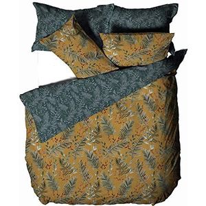 furn. Mazari Dekbedovertrek Set, Mosterd, Eenpersoons