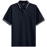 bugatti - Poloshirt - Marine - Katoen - Moderne Pasvorm