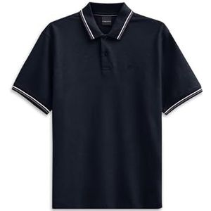 bugatti - Poloshirt - Marine - Katoen - Moderne Pasvorm