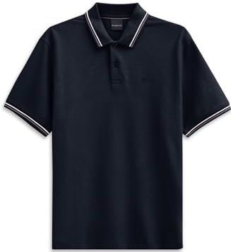 bugatti - Poloshirt - Marine - Katoen - Moderne Pasvorm
