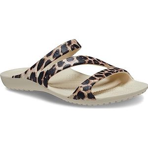 Crocs Kadee Ii Sandaal W dames sandalen, Winter Wit Multi, 38/39 EU