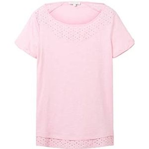 TOM TAILOR Dames 1037487 T-shirt, 31814-Lilac Candy, M, 31814 - Lilac Candy, M