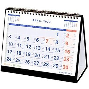 Papertrac - Tafelkalender januari 2023 december 2023 – 26 pagina's – afmetingen: 21 x 15 cm