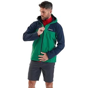 Berghaus Heren Kember geventileerd Shell waterdichte jas, Verdant Groen/Schemer, L