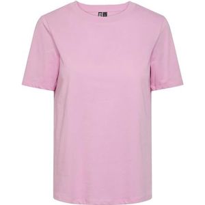 PIECES Dames Pcria Ss Solid Tee Noos Bc T-shirt, Pastel Lavender, XS