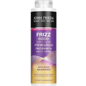 John Frieda Frizz Ease Miraculous Recovery Shampoo voor Droog, Beschadigd en Pluzig Haar - 500 Milliliter - Herstelt Beschadigd Haar
