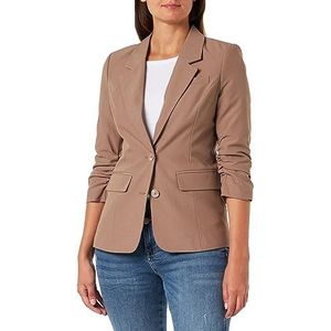 Bestseller A/S Dames VMTESSHARICA 3/4 Classic Boo Blazer, Brown Lentil, 36, Brown Lentil, 36