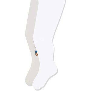Playshoes Meisjesbroek met comfortabele boordjes voor meisjes (set van 2), wit (origineel 900), 110/116 cm