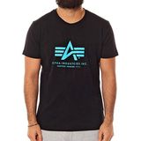 Alpha Industries Basis T-shirt Heren T-shirt Black/Blue