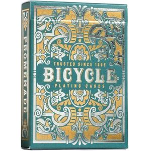 Bicycle 10024705 Promenade kaartspel voor verzamelaars, Magia en Carddistry,enkel,Kleur: zwart/bruin,