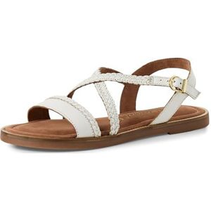 MARCO TOZZI 2-28144-44 damessandalen, wit, 38 EU