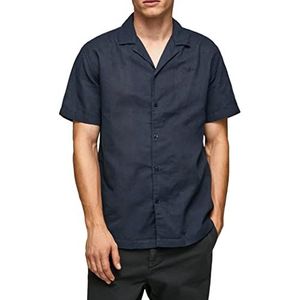 Pepe Jeans Heren Lastingham Shirt, Blauw (Dulwich), L