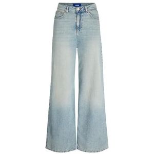 Jeans - Wijde Pijpen - Hoge Taille - 100% Katoen - Stonewash