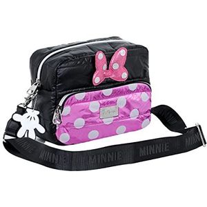 Minnie Mouse Air Bag IBiscuit Padding, Zwart, Zwart, Eén maat, IBiscuit Padding Air Tas