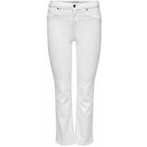 ONLY ONLKENYA Life MID ST Flared CRO019 Jeans, wit, 27/30