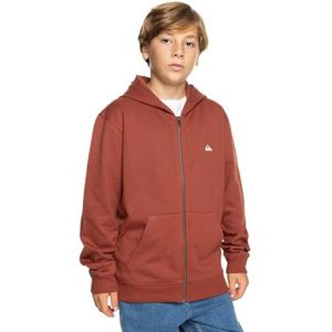 Quiksilver Basic Hood Zip Youth Pullover Jongens (1 stuk), henna, 8 Jaar