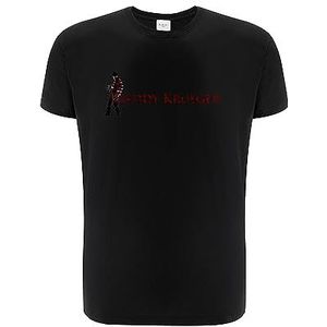 ERT GROUP Origineel en officieel gelicentieerd Horror Black T-shirt voor heren, Nightmare of ELM Street 013, dubbelzijdige print, maat XS, Nightmare Of Elm Street 013 Black 2, XS