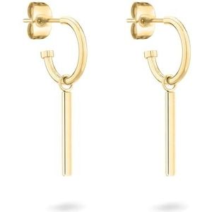 Tamaris Creool TJ-0590-E-35 IP Gold, 3,5 cm, Roestvrij staal, Geen edelsteen