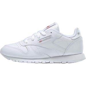 Reebok Classic Leather jongens Zaalsportschoenen, Wit 1, 30.5 EU