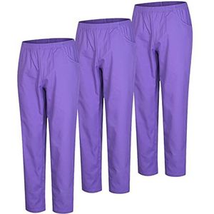 MISEMIYA - Set van 3 - Uniformen Medische Scrub Broek Unisex - Ziekenhuis Uniform Broek - Ref.8312, Lila 21, 3XL