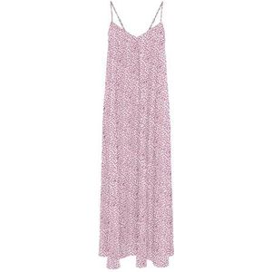 Onlnova Life Vis Roxy Long Dress AOP, Fuchsia Fedora, M