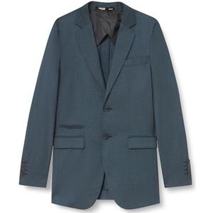 SELETED HOMME Slhslim-Neil Blue Check BLZ Sakko voor heren, Dark Saffier/Checks: check, 106