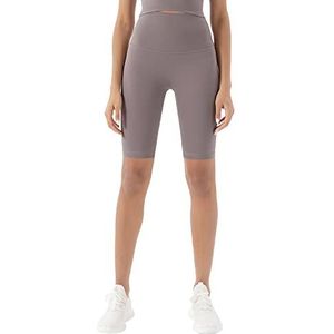 Sportlegging voor dames, anti-cellulitis, yogabroek, hoge taille, wielrennen, scrunch butt, shorts, leggings, ondoorzichtig, scrunch billen, joggen, dans, hardlopen, gym, A-lichtpaars, M