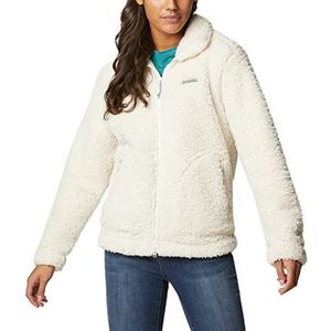 Columbia Dames winter pass full zip sherpa-fleece met doorlopende ritssluiting, krijtkleur, L, krijtkleuren, L