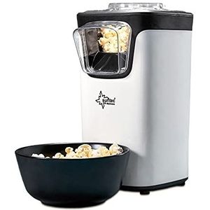 SUNTEC popcornmachine – Popcorn zonder vet en olie – Mini heteluchtapparaat voor thuis – Breng mais op smaak met suiker + zout + kaas + karamel – Zoet of hartig – Popcorn maker POP-8618 Fat Free