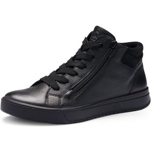 Ara - Rome - Sneakerboots - Zwart - Vetersluiting - Sleehak