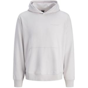 JACK & JONES Heren Jcointerlude Tonal Back Print Sweat Hood, Lilac Marble, L