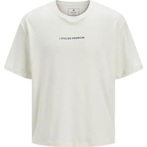 Jack & Jones jprblaatelier ss tee, cloud dancer, XL