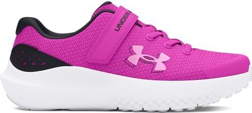 Under Armour - Ua Gps Surge 4 Ac - Hardloopschoen - Vivid Magenta Zwart Stellair Roze - 46 EU
