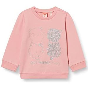 Koton Kat bedrukt sweatshirt ronde hals katoen trainingspak baby meisjes, roze (Bt4), Size: 9/12 moiss