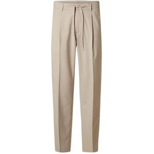 Selected Homme - Zwarte Broek - Taps Toelopend - Elastische Tailleband
