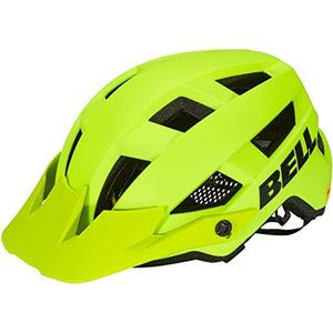 Bell Unisex Jeugd Spark 2 MIPS fietshelm, mat Hi-Viz geel, eenheidsmaat